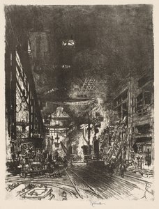 Engelsk krigsarbeid: Within the Furnaces av Joseph Pennell