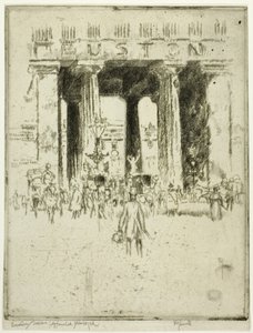Euston av Joseph Pennell