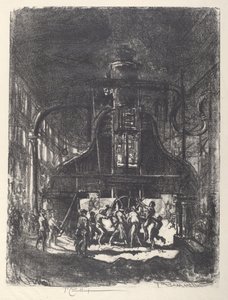 Smiing av skjell, hjulets slaver av Joseph Pennell