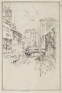 Forty-Second Street av Joseph Pennell
