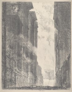 Fourth Avenue av Joseph Pennell