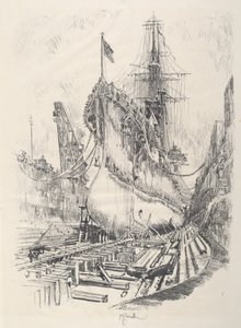 I tørrdokken av Joseph Pennell
