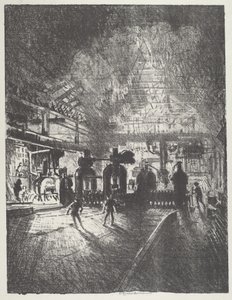 In the Jaws of Death, Rolling Bars for Shells av Joseph Pennell