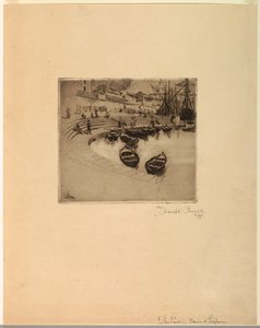 Landingssted, Leghorn av Joseph Pennell