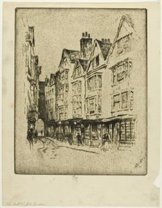 Siste av Old London, Cloth Fair av Joseph Pennell
