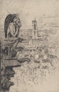 Le Stryge, 1893. av Joseph Pennell