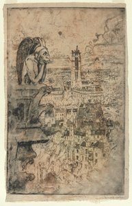Le Stryge, 1893. av Joseph Pennell
