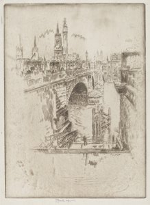 London Bridge-trapper av Joseph Pennell