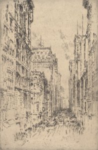 Nedre Broadway, 1904. av Joseph Pennell