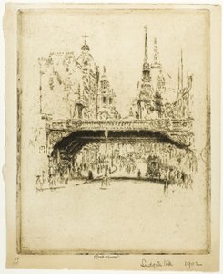 Ludgate Hill av Joseph Pennell