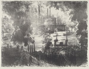 Munitions River av Joseph Pennell