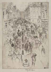 New Oxford Street, London av Joseph Pennell