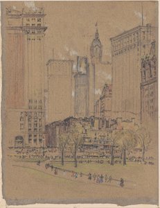 New York, det gamle og det nye av Joseph Pennell
