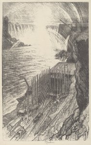 Niagara Rainbows, 1910. av Joseph Pennell