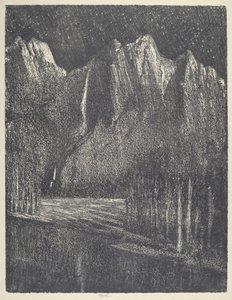Natt i Yosemite av Joseph Pennell