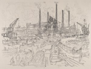 Power-House, Berlin av Joseph Pennell