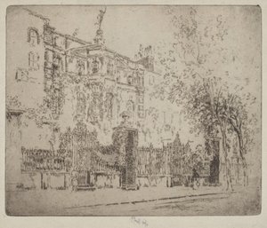 Rossettis hus av Joseph Pennell