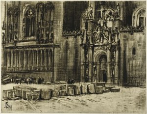 St. Juan de los Reyes, døren og kjedene av Joseph Pennell