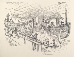 Båtbyggerne av Joseph Pennell