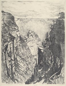 The Bright Angel Trail av Joseph Pennell