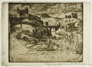 Slottene, Toledo av Joseph Pennell