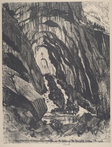 Katedraldøren, 1912. av Joseph Pennell