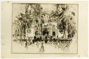 Katedralen, Panama av Joseph Pennell