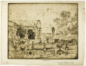 Krystallpalasset av Joseph Pennell