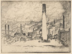 Den store skorsteinen, Bradford av Joseph Pennell