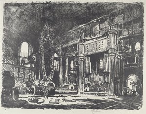 The Gun Forge av Joseph Pennell