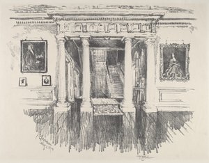 Hallen på Cliveden av Joseph Pennell