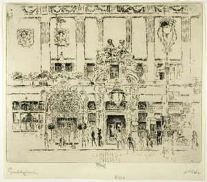 Instituttet, Piccadilly av Joseph Pennell