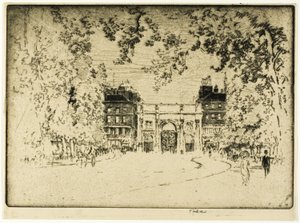 Marmorbuen av Joseph Pennell