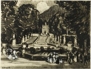 Parken, La Granga av Joseph Pennell