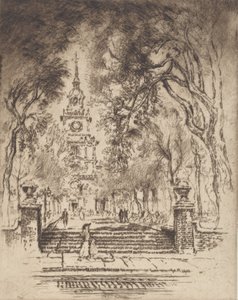 The Square, Independence Square, Philadelphia, 1920. av Joseph Pennell