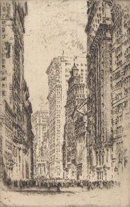 Børsen, 1904. av Joseph Pennell
