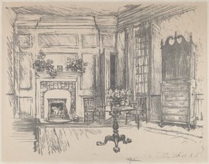 The Upper-room, Stenton av Joseph Pennell