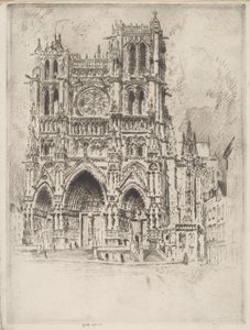 Vestfronten, Amiens av Joseph Pennell