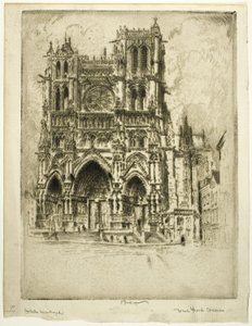 Vestfronten, Amiens av Joseph Pennell