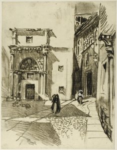 Toledo av Joseph Pennell