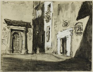 Toledo-gatene av Joseph Pennell