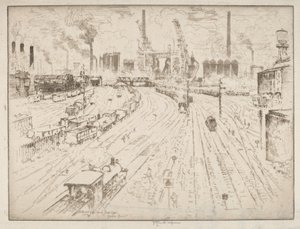 Spor, Oberhausen av Joseph Pennell
