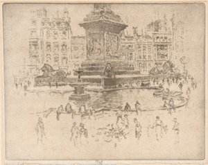 Trafalgar Square av Joseph Pennell
