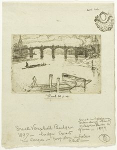 Vauxhall Bridge av Joseph Pennell