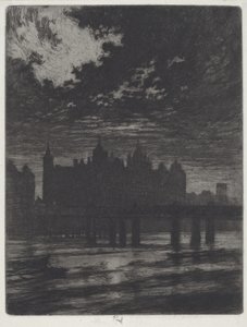 Whitehall Court av Joseph Pennell
