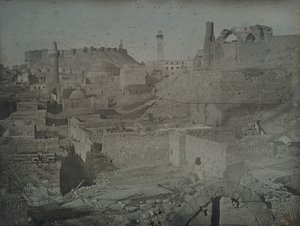 Aleppo, sett fra Antiokia-porten, 1844.