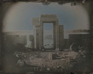 Horus tempel, Edfu, 1842-44. av Joseph Philibert Girault De Prangey