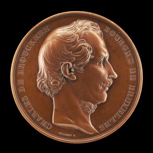 Charles de Brouckère, 1796-1860, borgermester i Brussel 1848 [forside], 1854. av Joseph Pierre Braemt