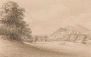 Dunster Castle, Somerset: Viser Castle in Distance