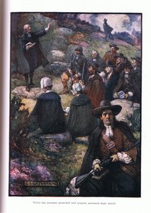 Mens prestene forkynte og ba, holdt vaktpostene vakt, 1910